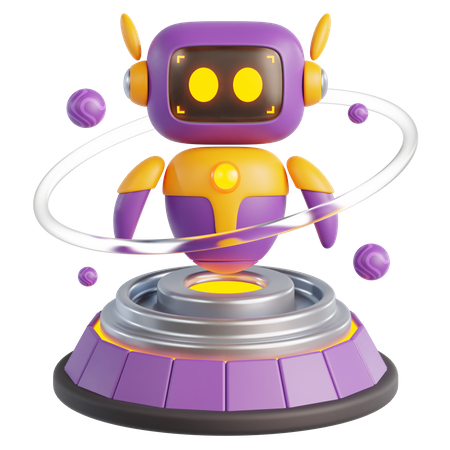 Future Robot  3D Icon