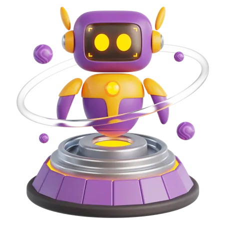 Future Robot  3D Icon