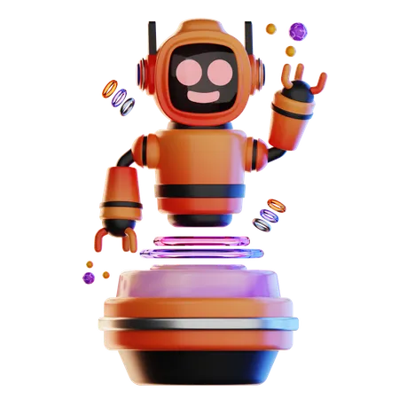 Future Robot  3D Icon