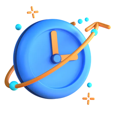 Future Time  3D Icon