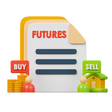 Futures Investment  3D Icon