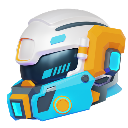 FUTURISIC HELMET  3D Icon