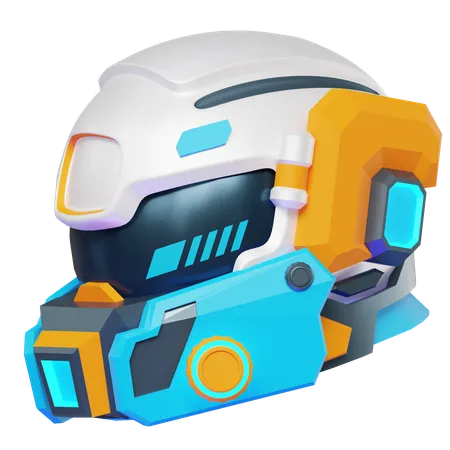 FUTURISIC HELMET  3D Icon