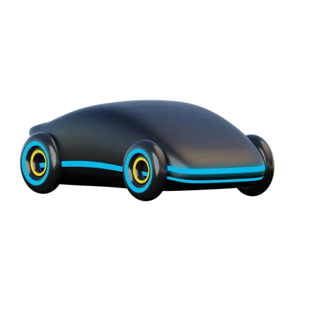 Futuristic Car  3D Illustration