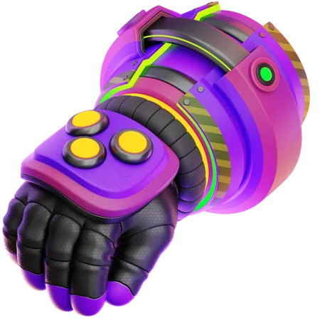 Futuristic Gloves  3D Icon
