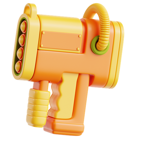 Futuristic Gun Toy Gaming  3D Icon