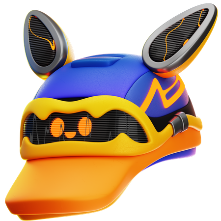 Futuristic Hat  3D Icon