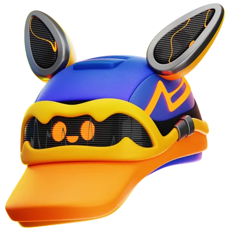 Futuristic Hat  3D Icon