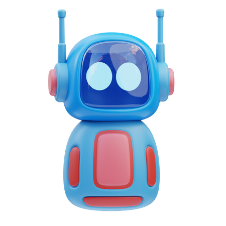 Futuristic Robot  3D Icon