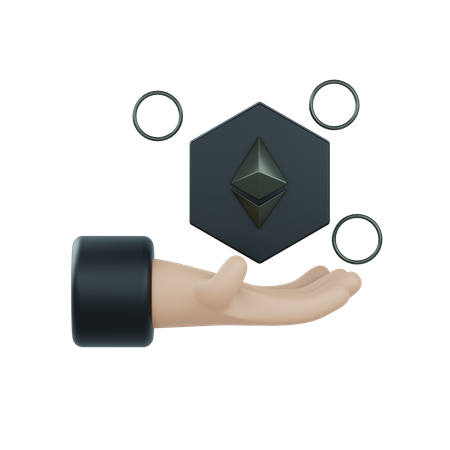 Futuro criptográfico  3D Icon