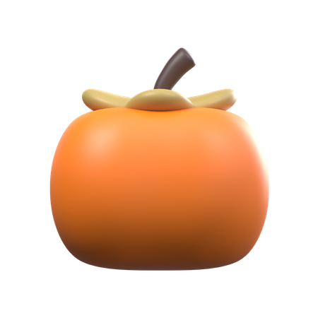 Fuyu Persimmon  3D Icon