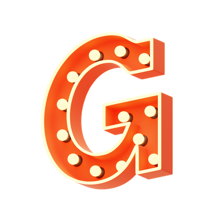 G  3D Icon