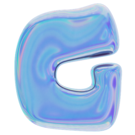 G 추상 모양  3D Icon