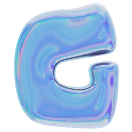 G Abstract Shape  3D Icon