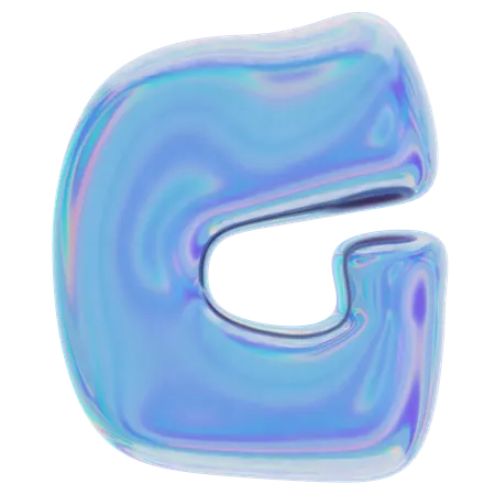 G Abstract Shape  3D Icon