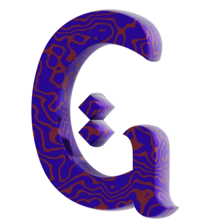 G-Alphabet  3D Icon