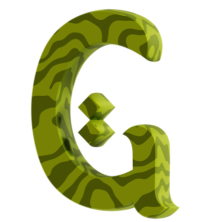 G-Alphabet  3D Icon