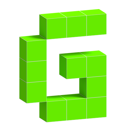 G Alphabet  3D Icon
