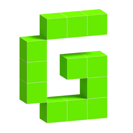 G Alphabet  3D Icon