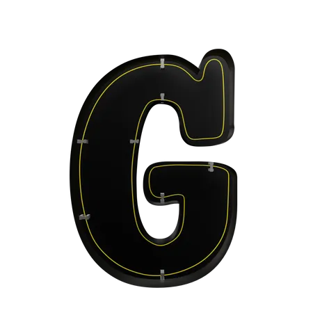 G Alphabet  3D Icon