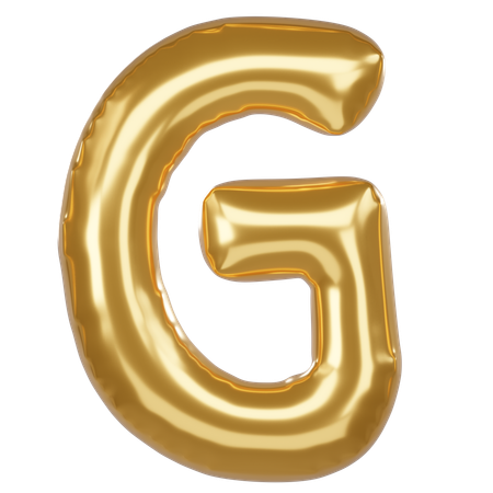 G Alphabet  3D Icon