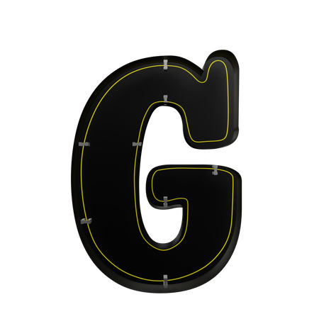 G-Alphabet  3D Icon