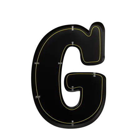 G-Alphabet  3D Icon