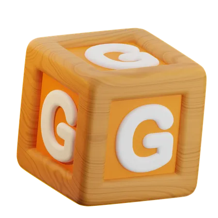 G Cube Block  3D Icon
