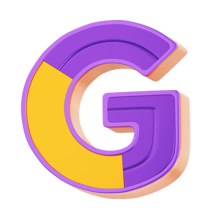 G 편지  3D Icon