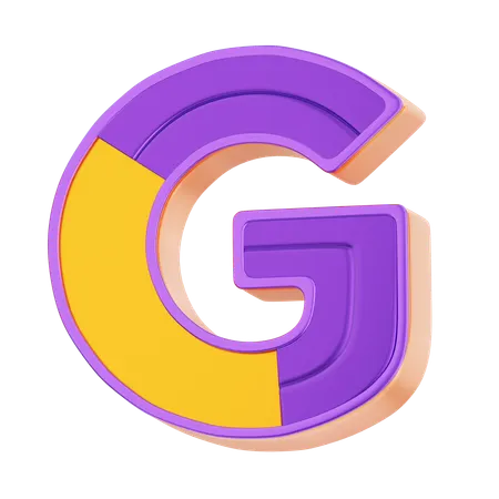 G 편지  3D Icon