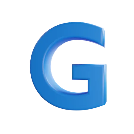 G Letter  3D Icon