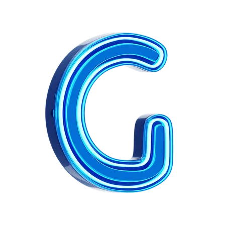 G Letter  3D Icon