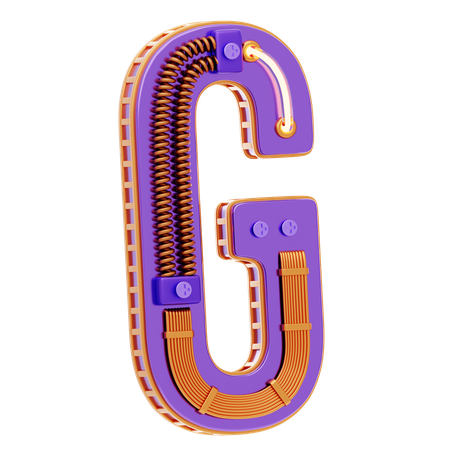 G Letter  3D Icon