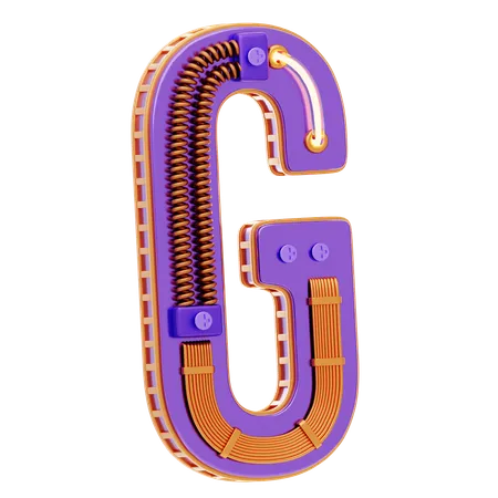 G Letter  3D Icon