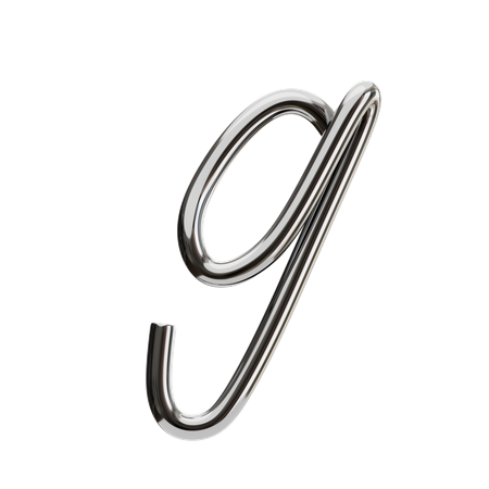 G Letter  3D Icon