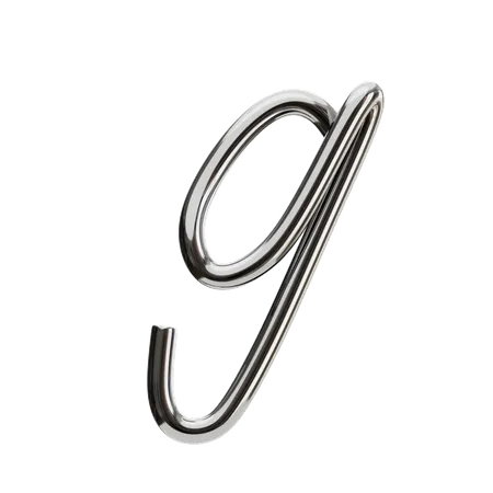 G Letter  3D Icon