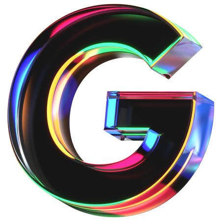 G Letter  3D Icon