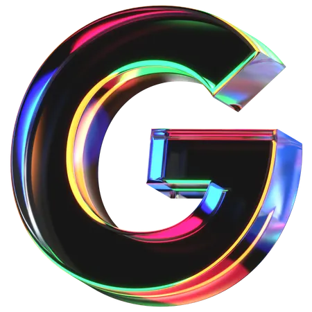 G Letter  3D Icon