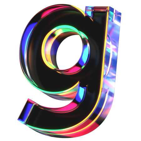 G Letter  3D Icon