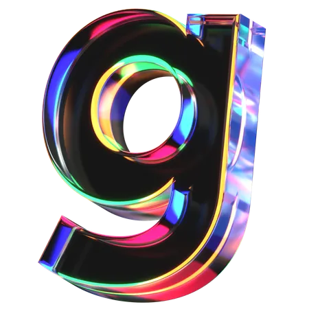 G Letter  3D Icon