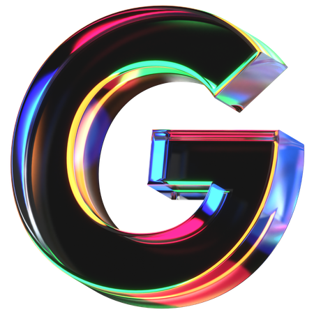 G Letter  3D Icon