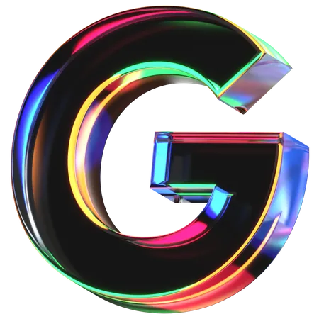 G 文字  3D Icon