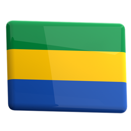 Gabão  3D Icon