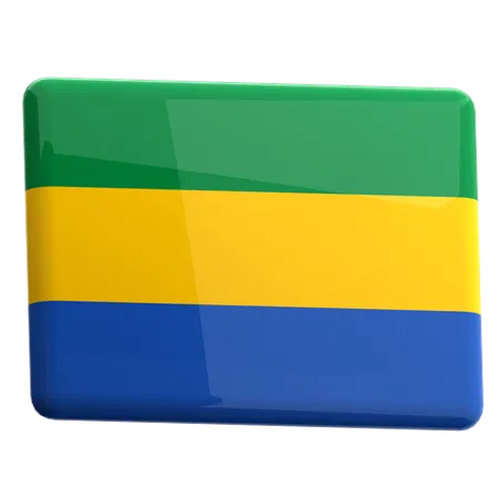 Gabão  3D Icon