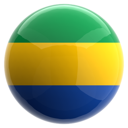 Gabão  3D Icon