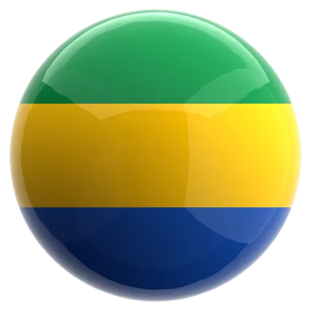 Gabão  3D Icon