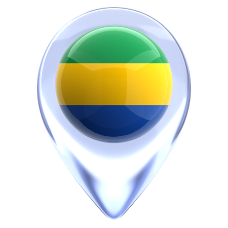 Gabão  3D Icon