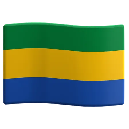 Gabão  3D Icon