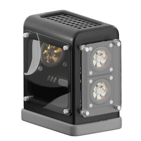 Gabinete de computador  3D Icon
