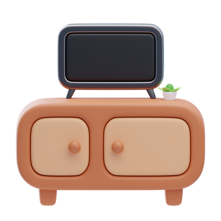 Cabine de TV  3D Icon